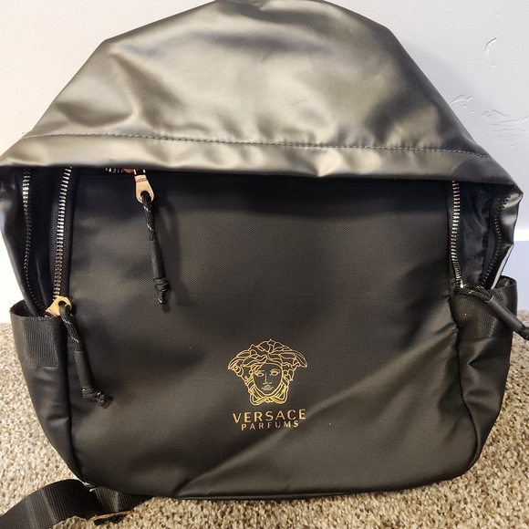 Versace Parfums Black Backpack for Men - Picture 1 of 8
